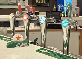 Vier biertaps en nóg meer keuze in de kantine van SEV!