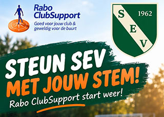 Steun SEV met jouw stem via Rabo ClubSupport