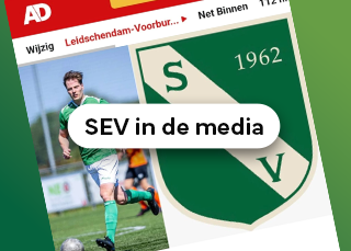 SEV in de media: &quote;Voetbalvereniging SEV verrast met nieuw logo&quote;