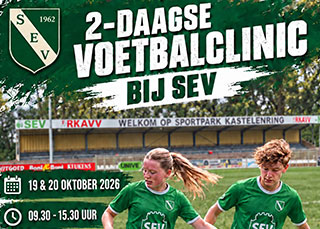 ⚽ 2-DAAGSE VOETBALCLINIC BIJ SEV! ⚽