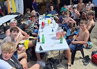 Jongens onder 14 veroveren het Aquapark